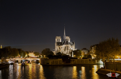 Pont de Paris 06 ND 02 Notre Dame Cathedral and Archeveche bridge.
© PascalMorsagne 2015